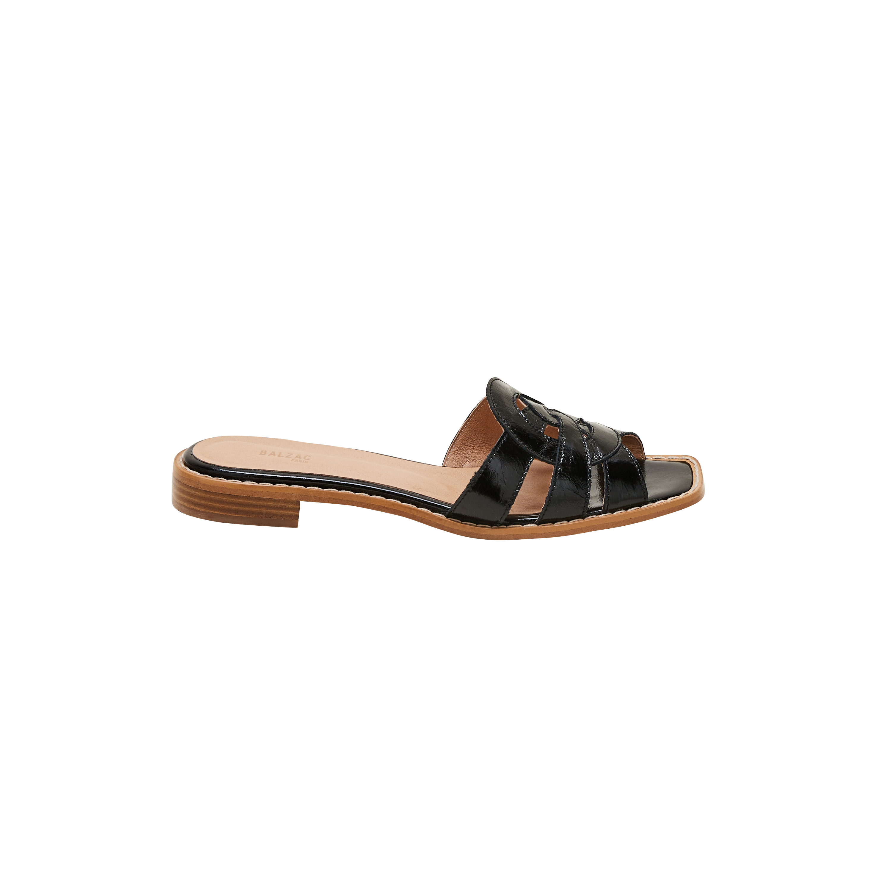 Sandals Melisse patent black