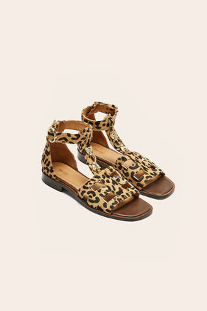 Sandales Selena pony guépard