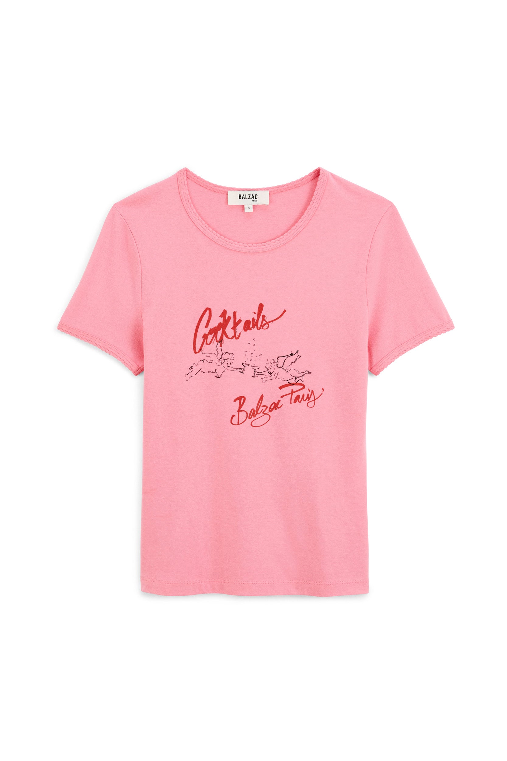 Pink and red Willow Cherubs t-shirt
