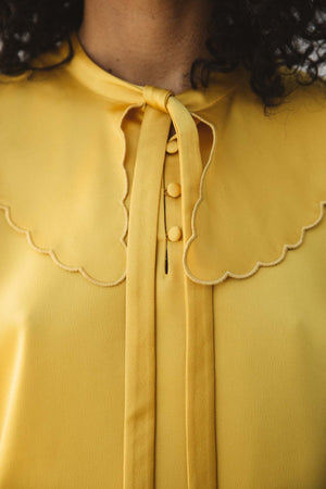 Astrée yellow gold blouse
