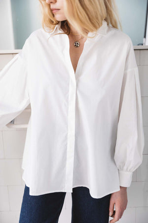 Chemise Flot blanc naturel coton biologique STANDARD 100 by OEKO-TEX®