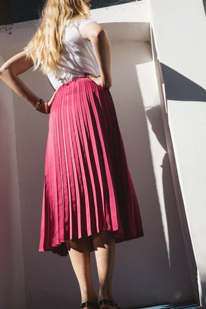 Jupe Adriatique fuchsia polyester recyclé OEKO-TEX GRS