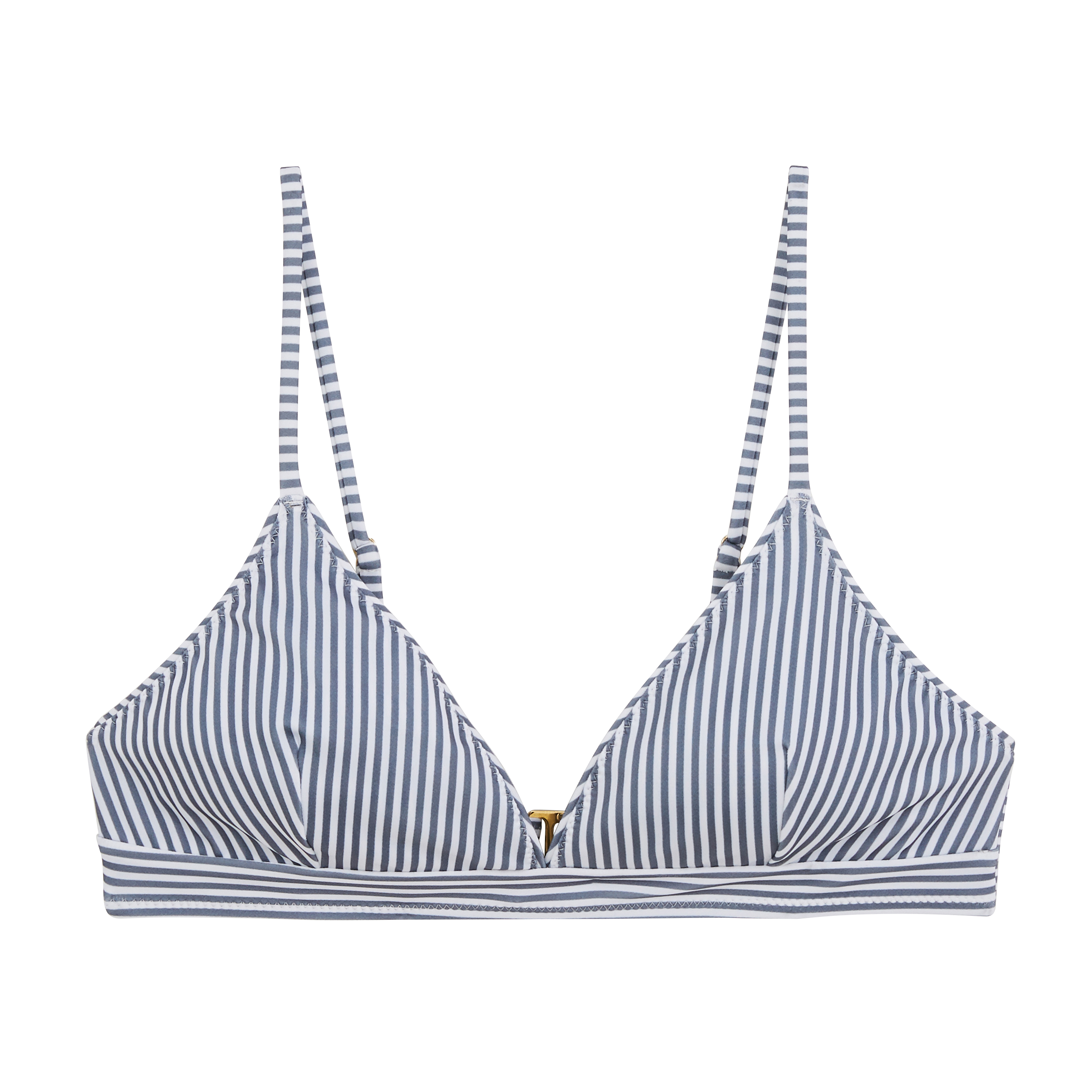 Alto di costume Figuier righe azzurro cielo