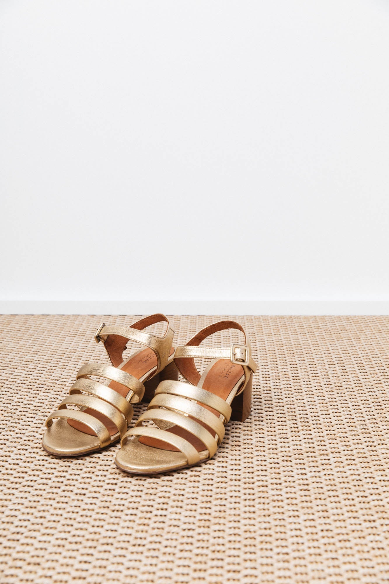 Gold Naurine sandals