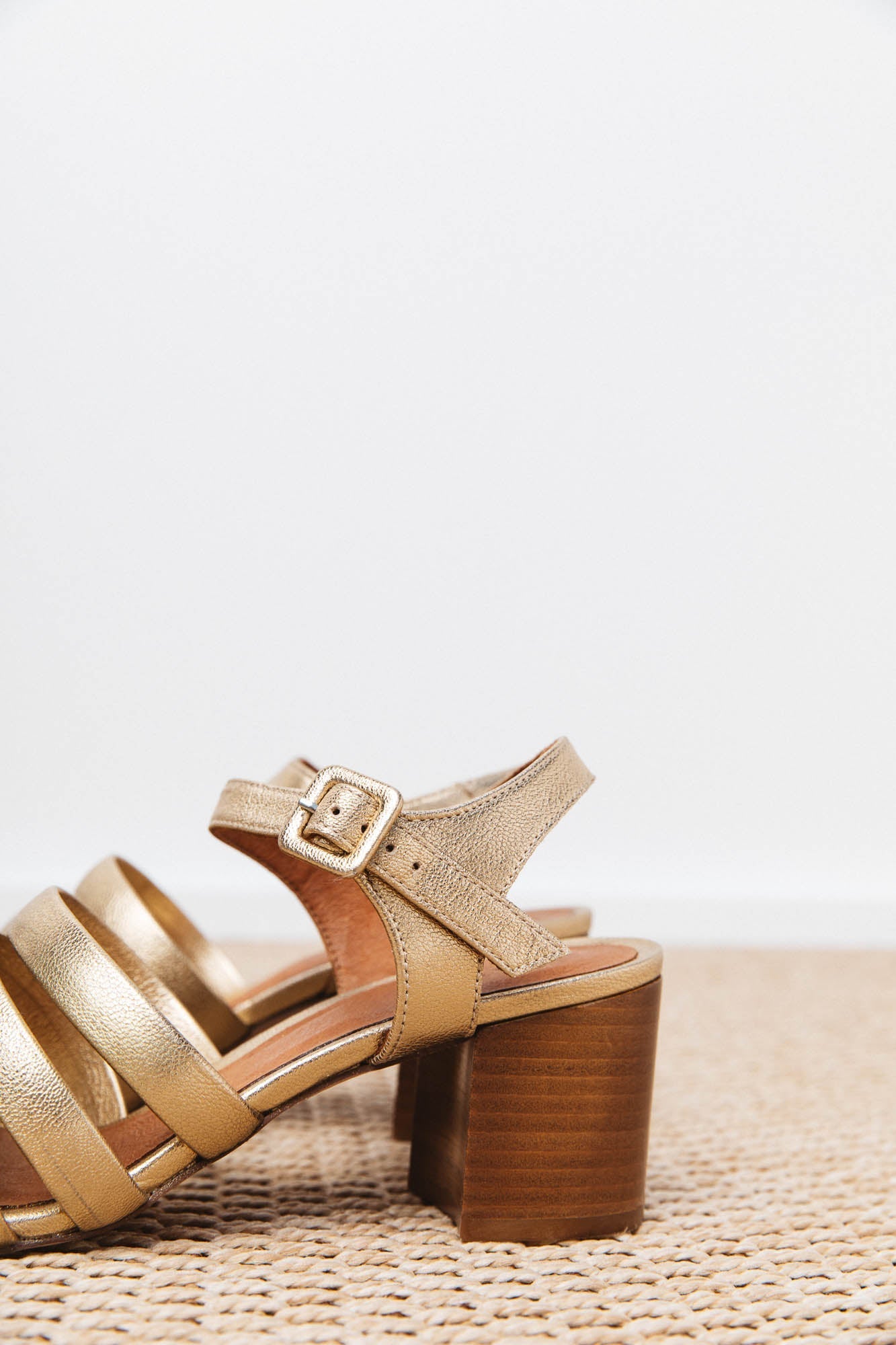Gold Naurine sandals