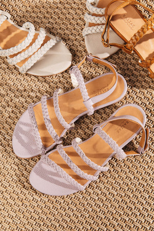 Sandales Lilia parme