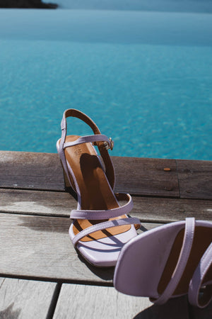 Sandales Naïade parme