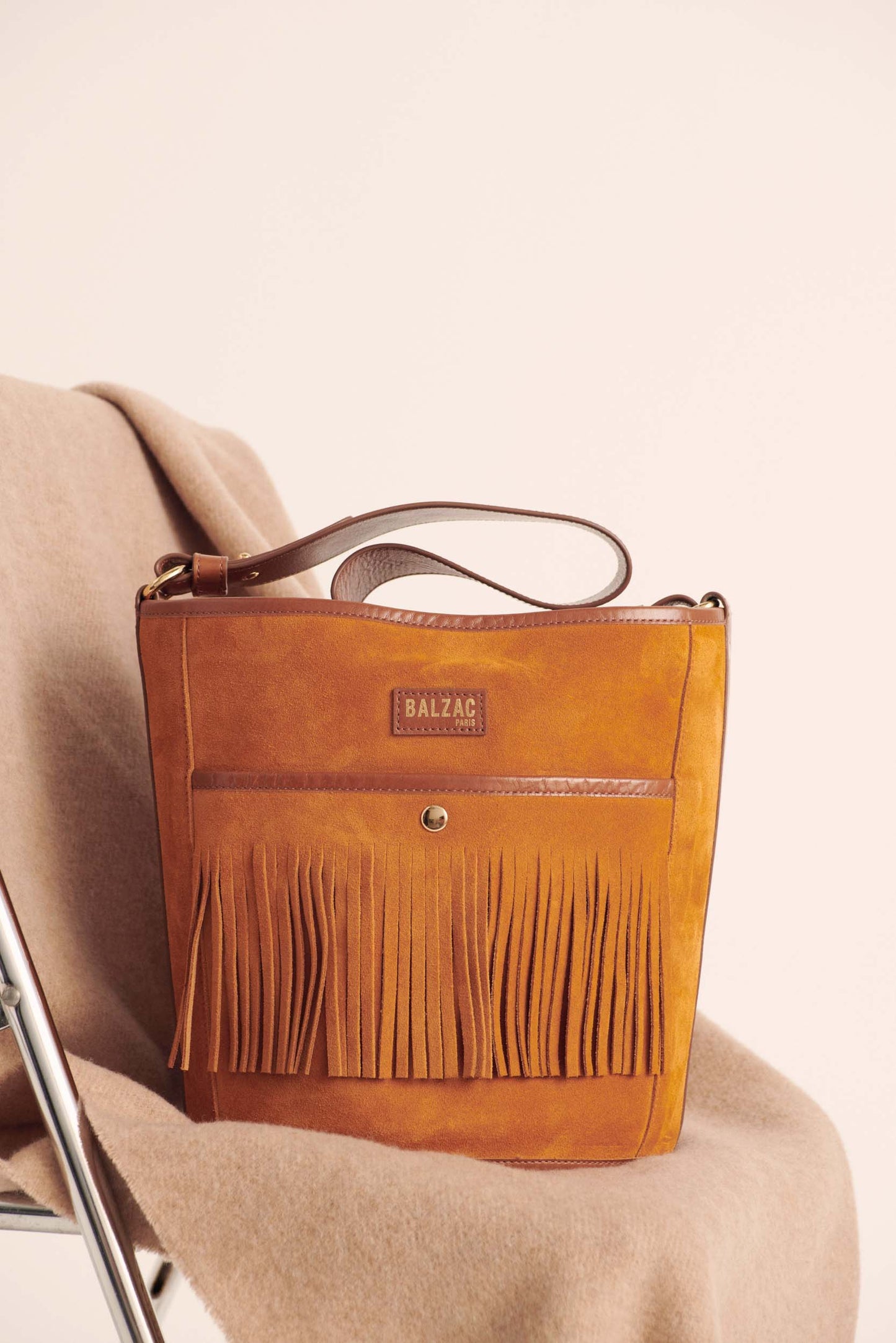 Sac Sofia franges camel