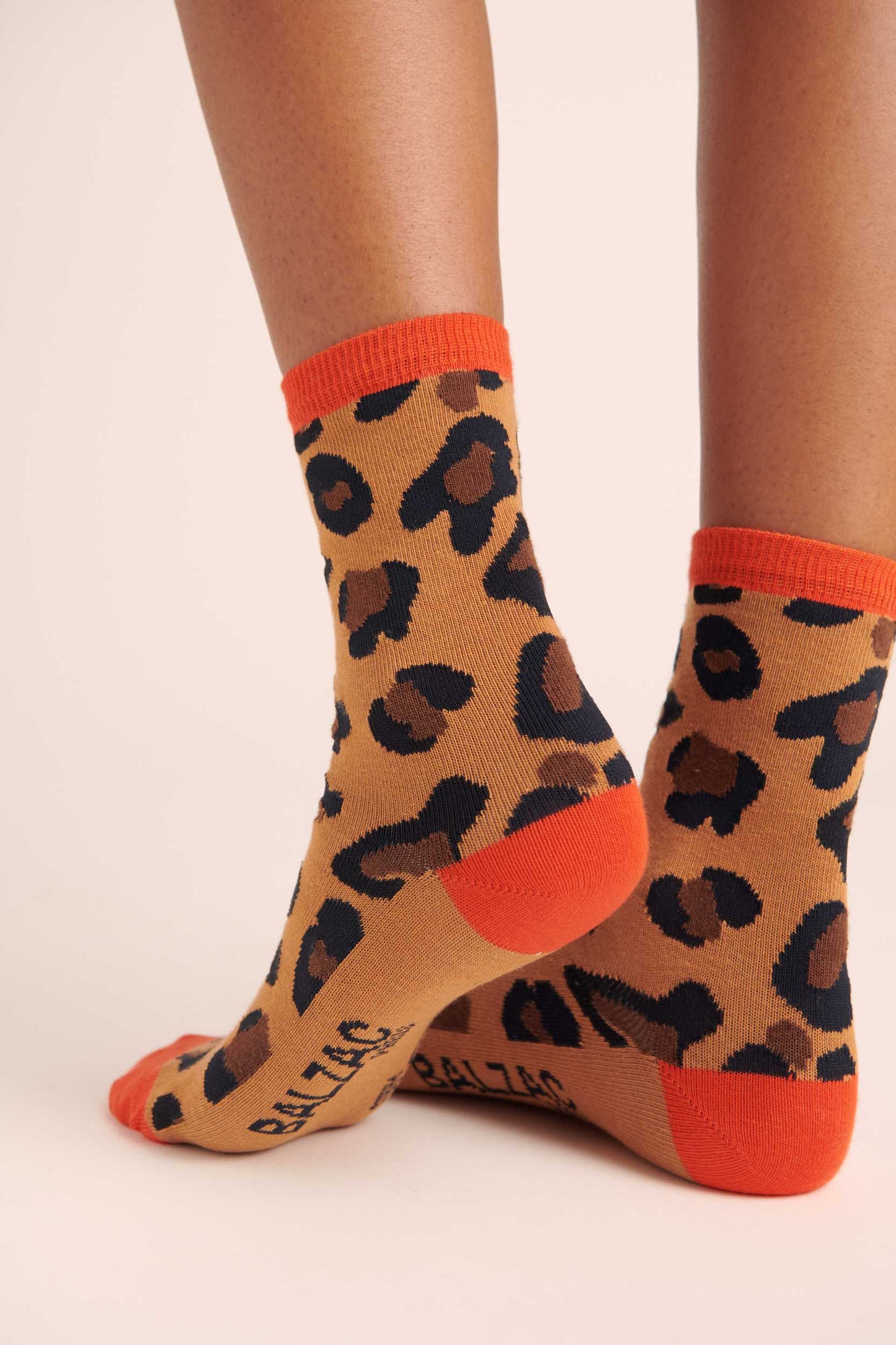 Orange Leo Socks