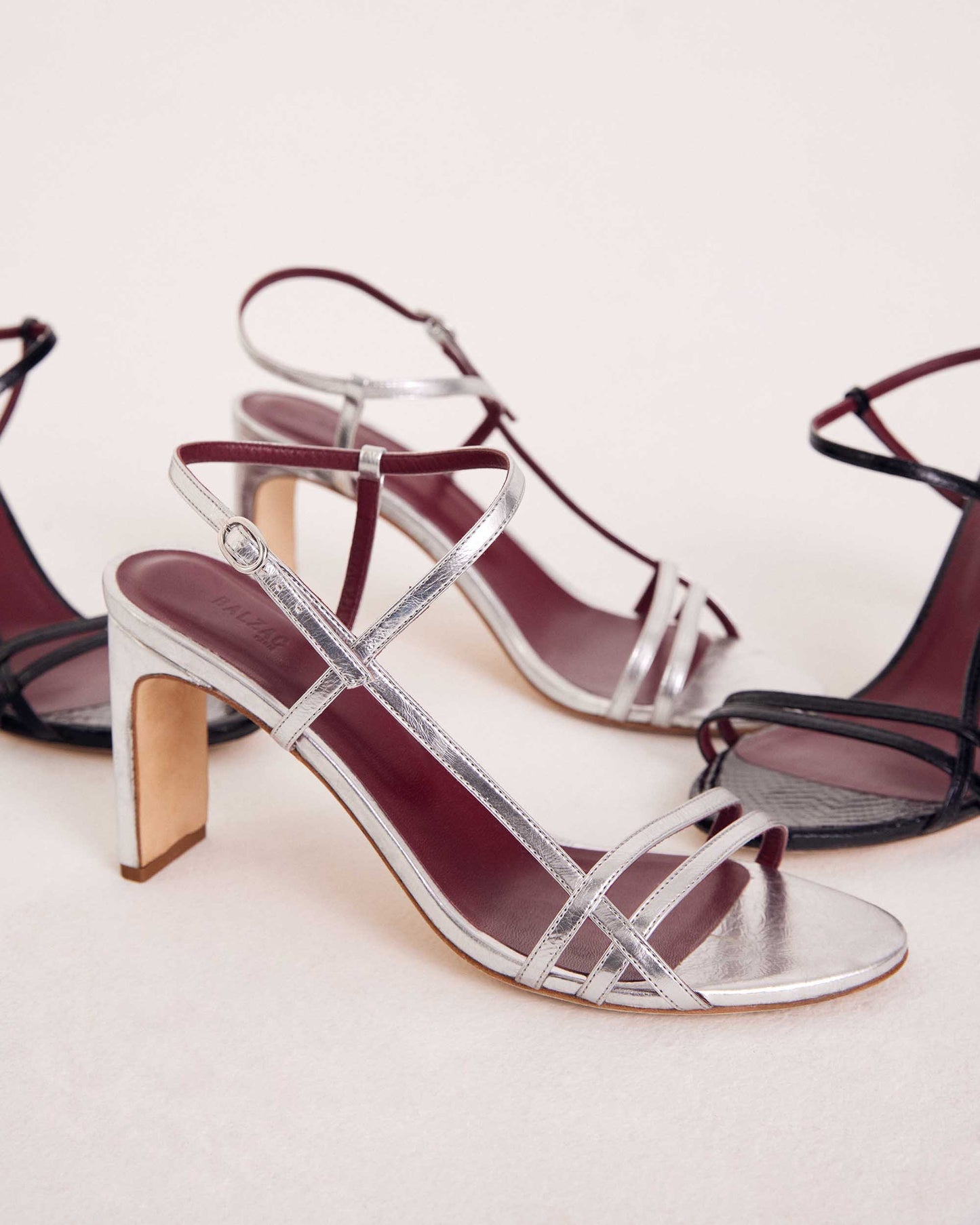 Cornelia silver sandals