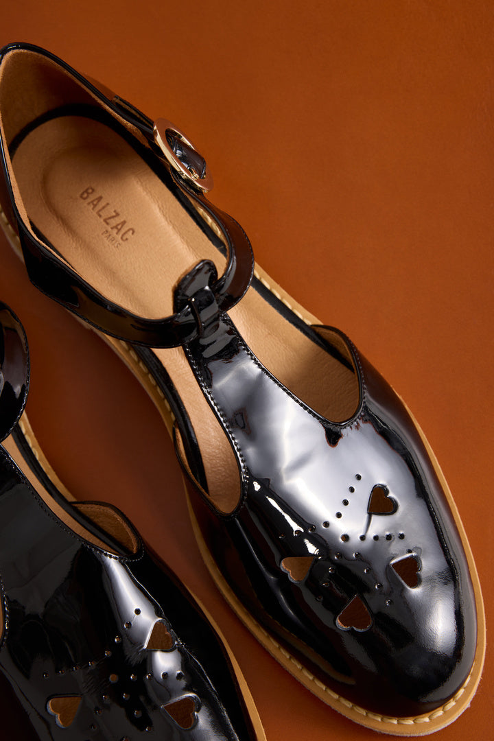 Alois black patent Mary Janes