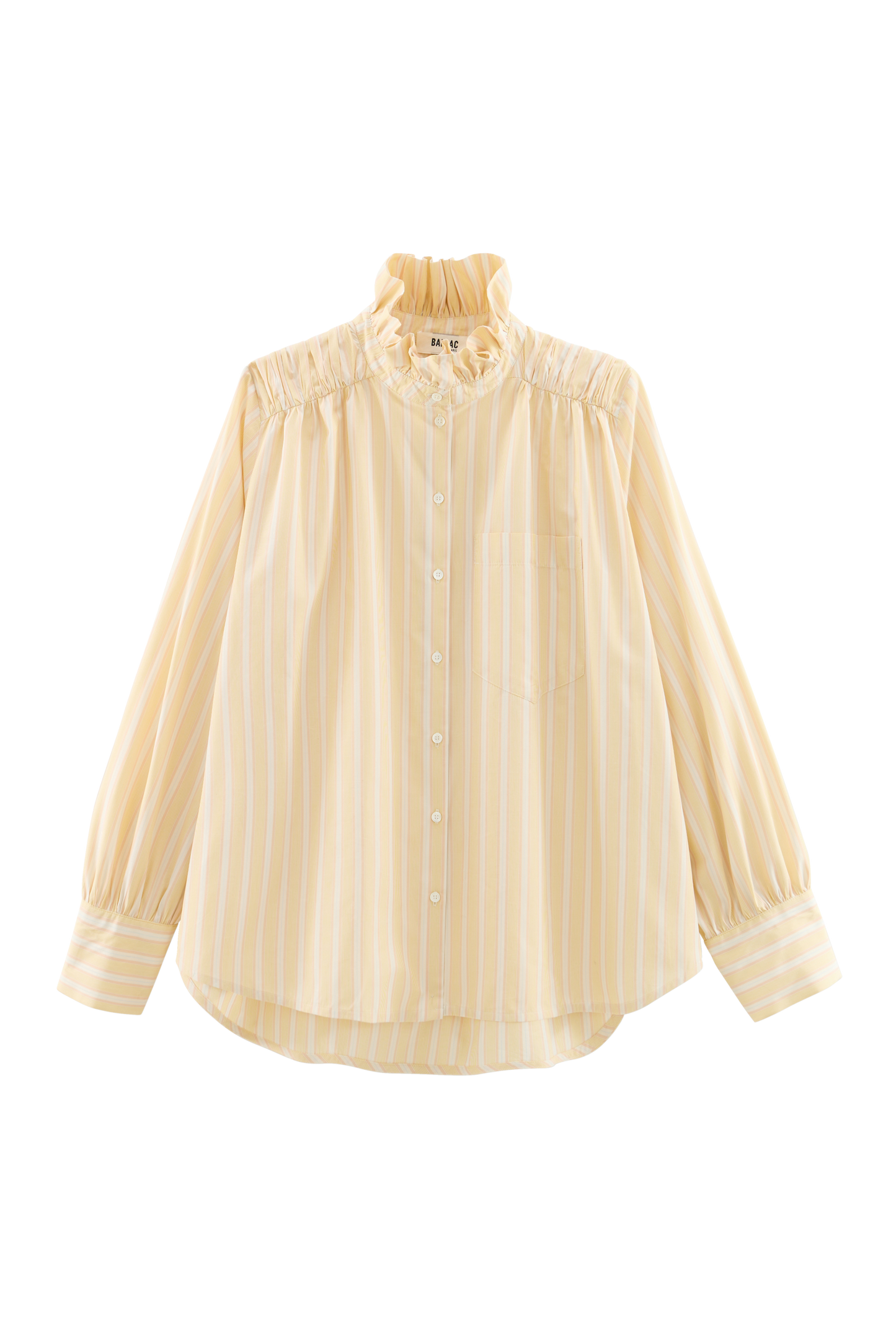 Chemise Léonor rayures jaune