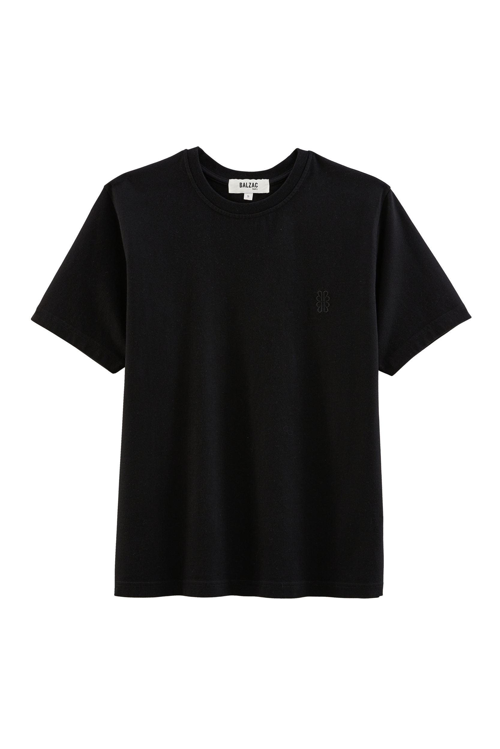 T-shirt Bree black embroidered