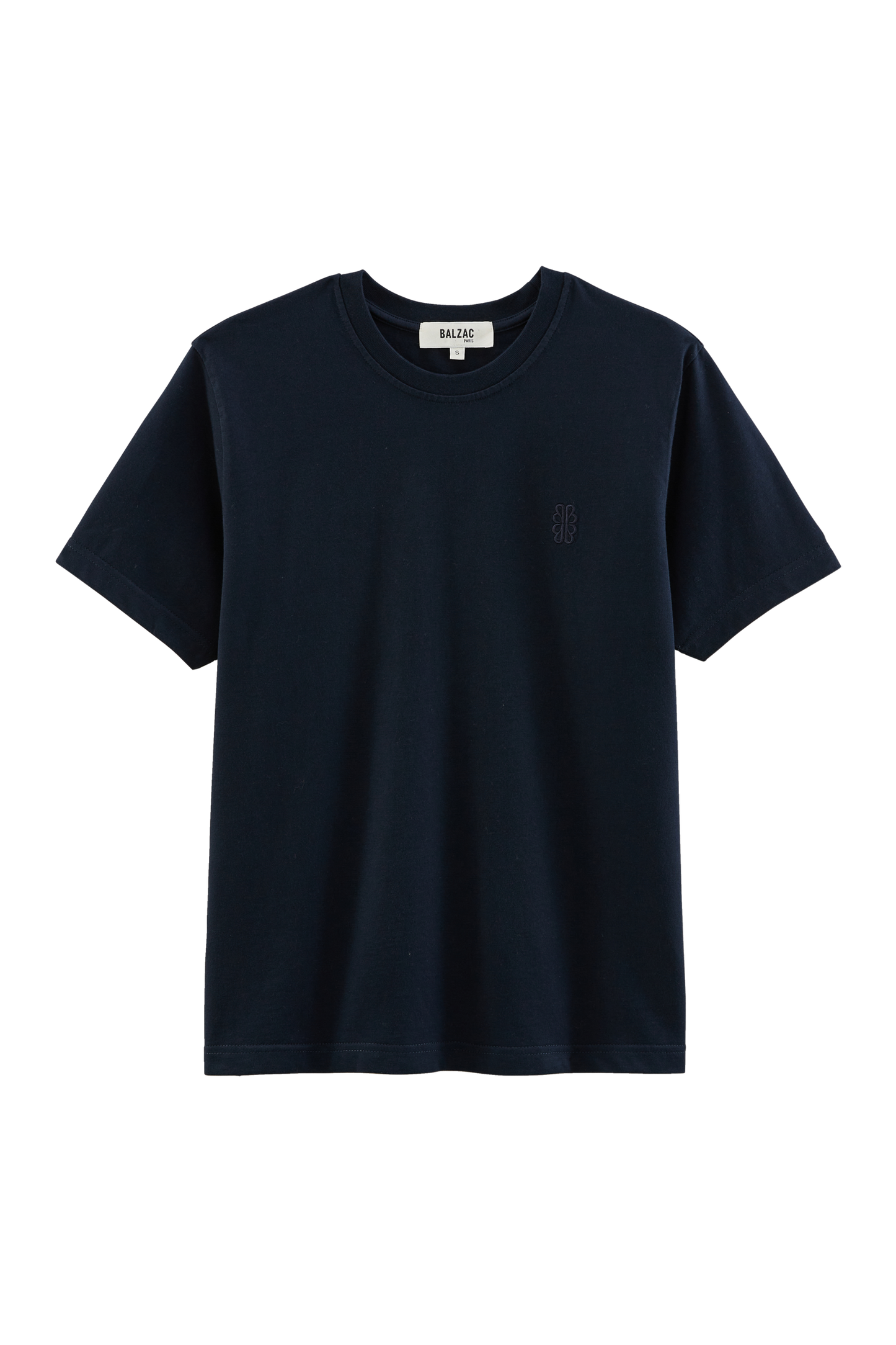 Tee-shirt Bree bleu marine brodé