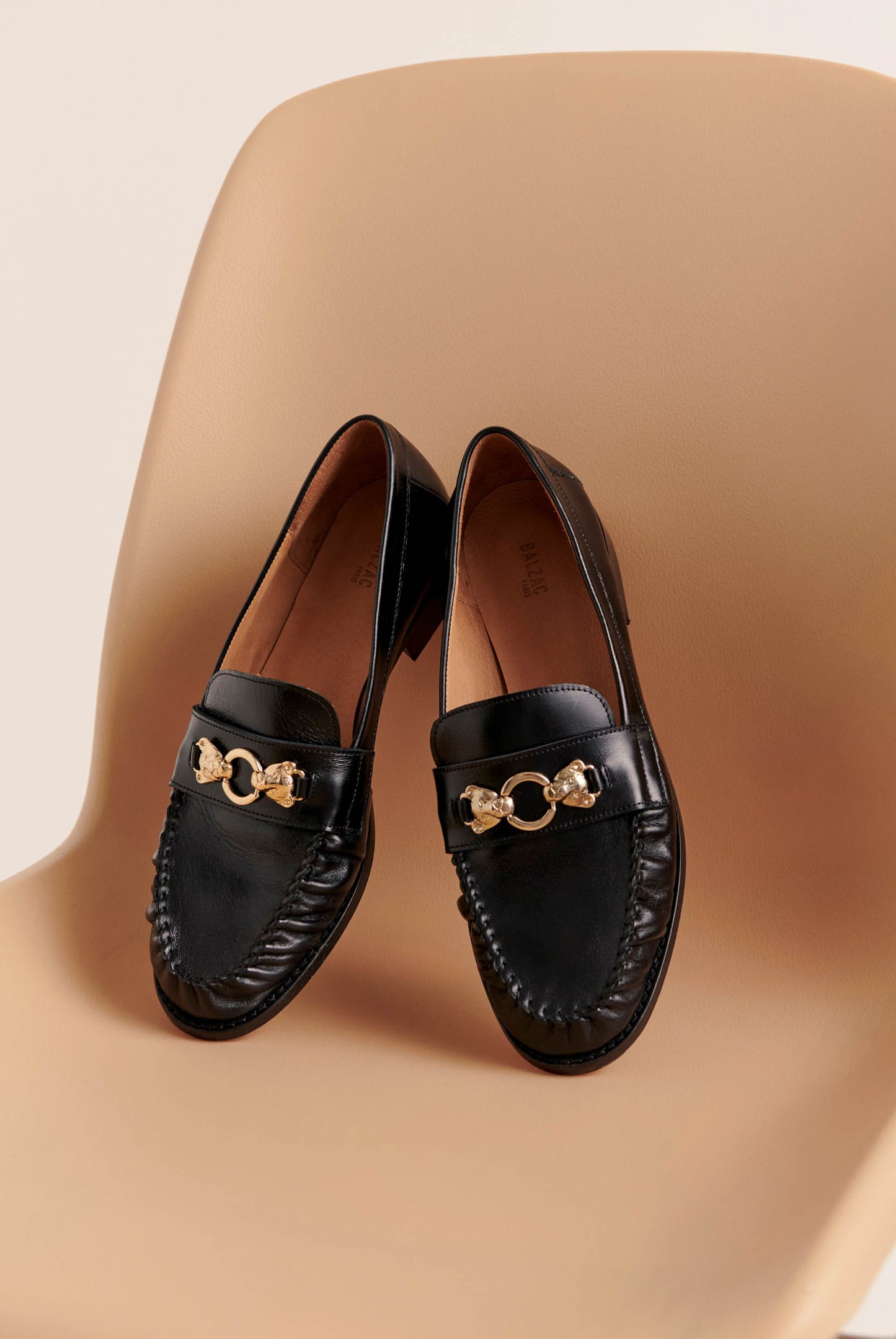 Black Barnabé moccasins