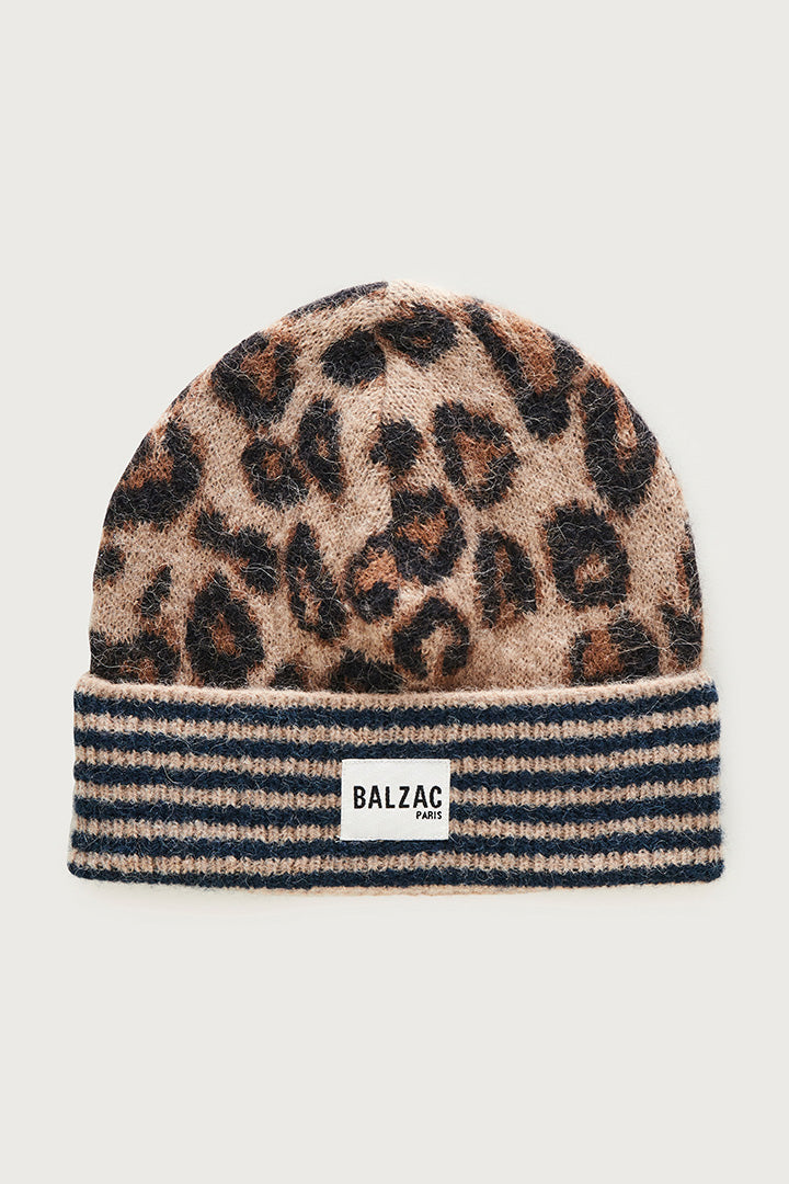 Beanie Lou stripes and leopard