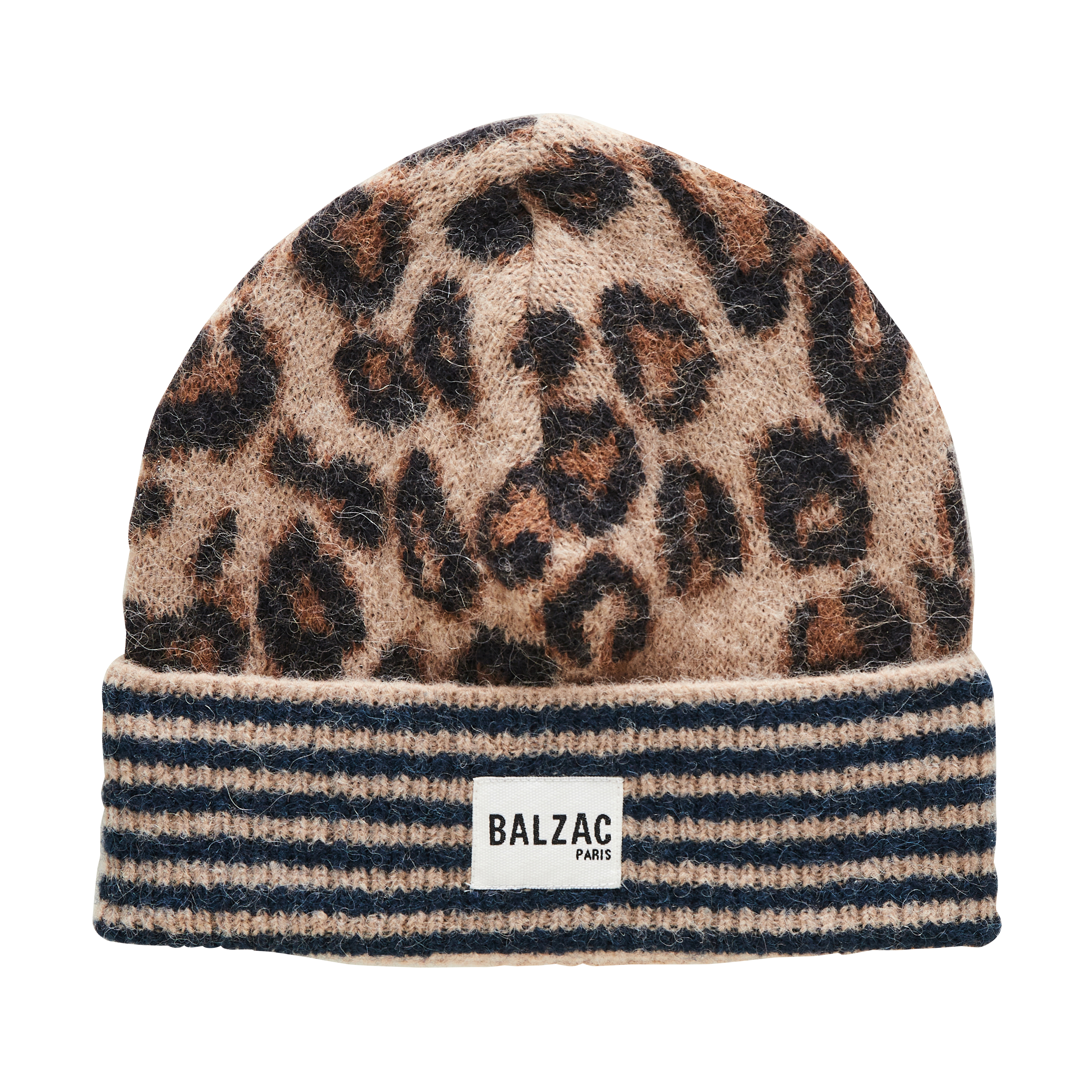 Beanie Lou stripes and leopard