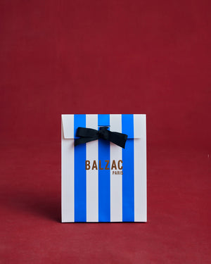 Small striped gift bag