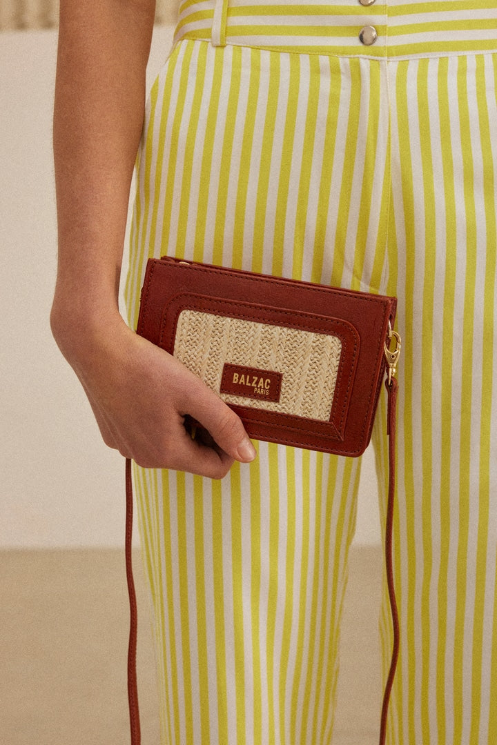 Crocus trousers with yellow stripes