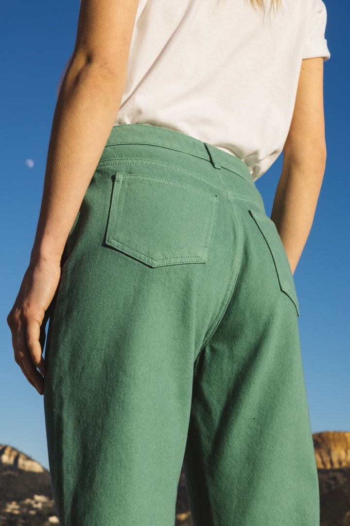 MATTIS SAGE GREEN JEANS