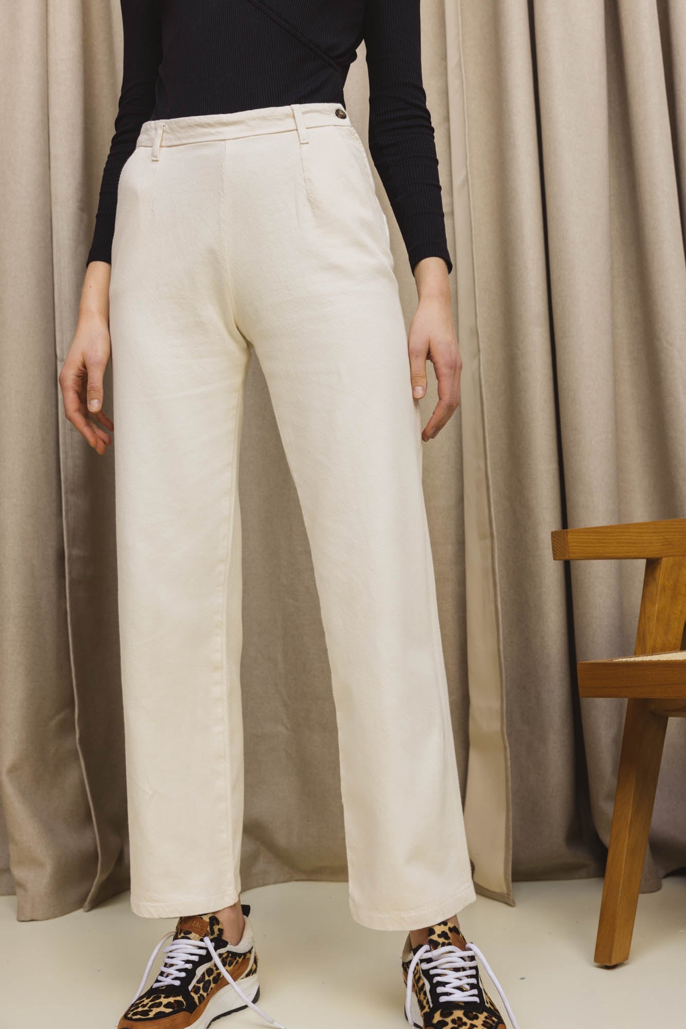 Pants Paolo cream brûlée