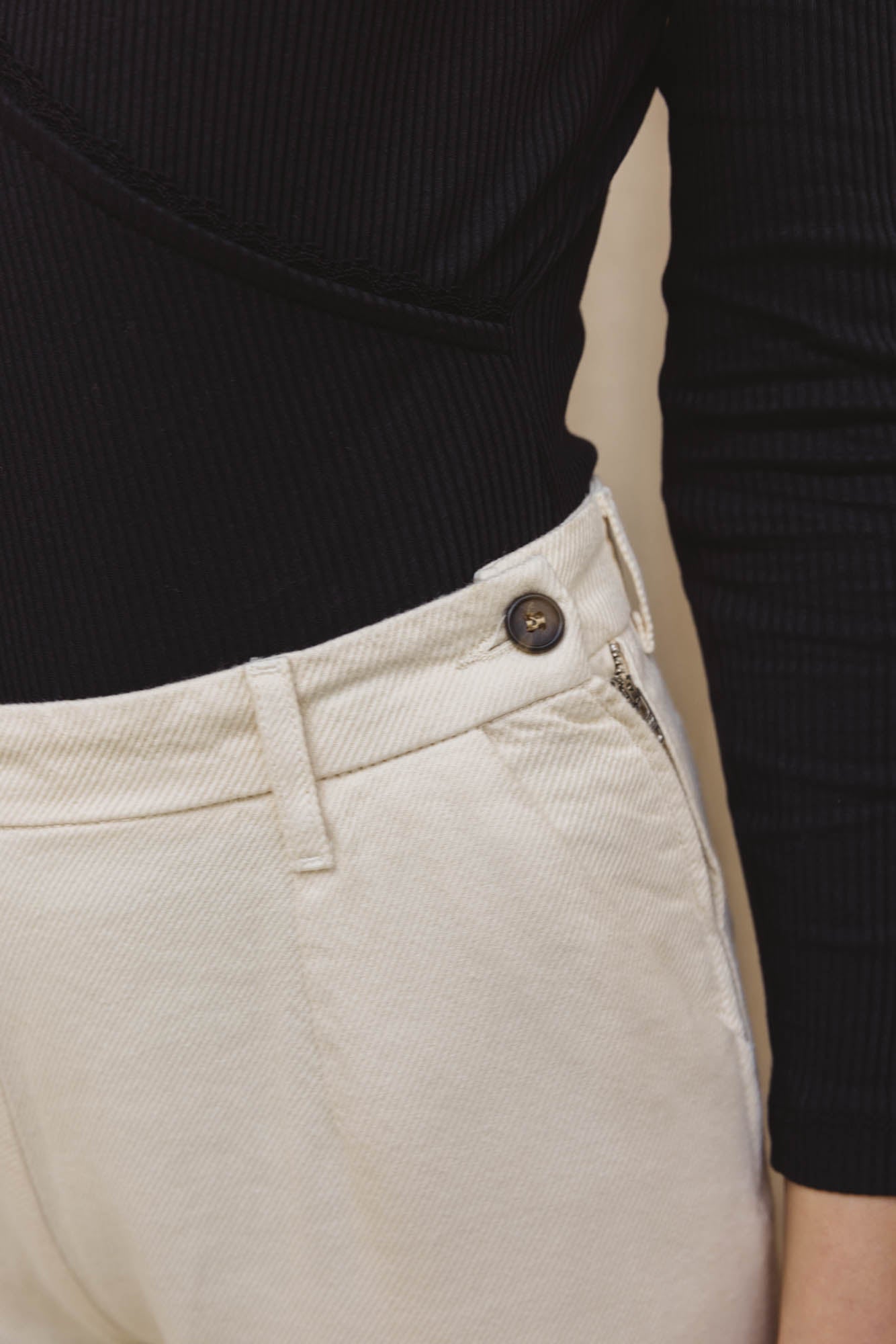 Pants Paolo cream brûlée
