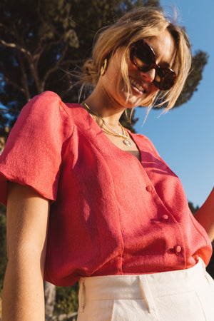 pink jacquard lavender shirt