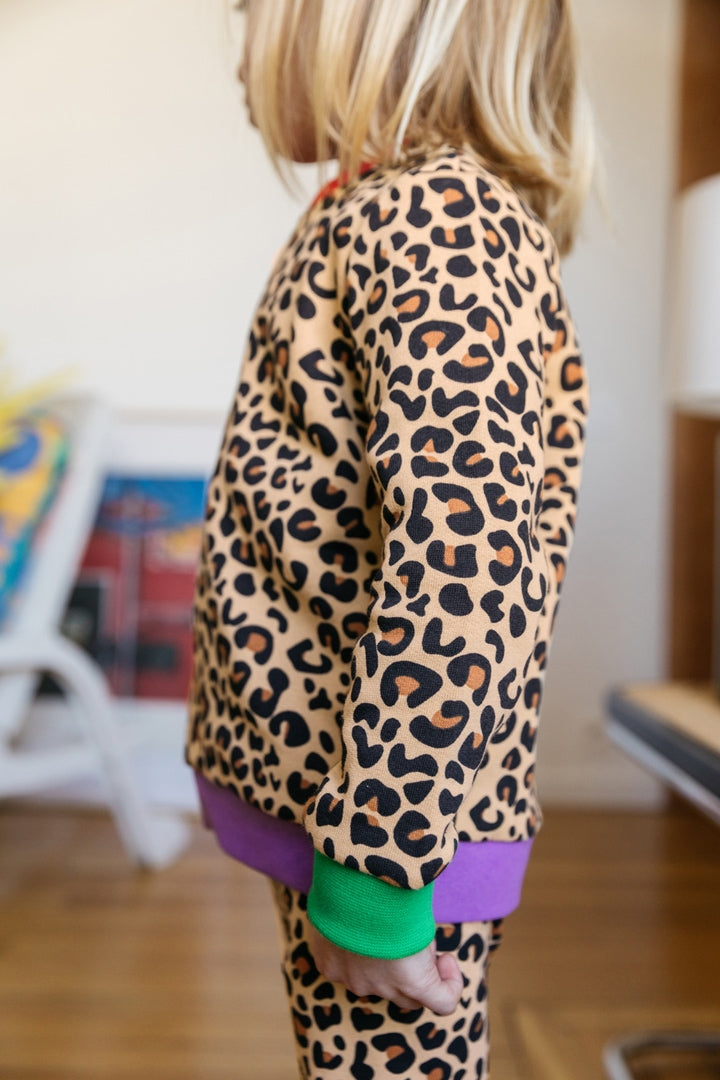 Myrtille leopard sweatshirt 