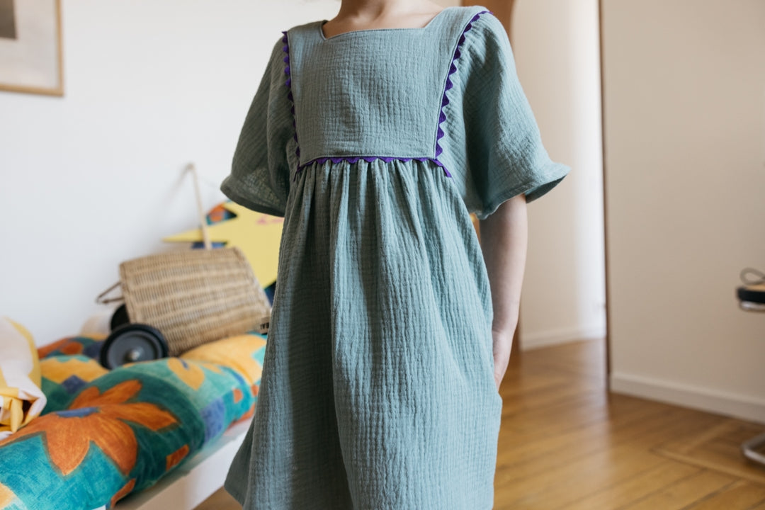 Dress Devinette green d'eau
