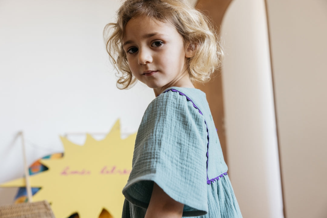 Dress Devinette green d'eau