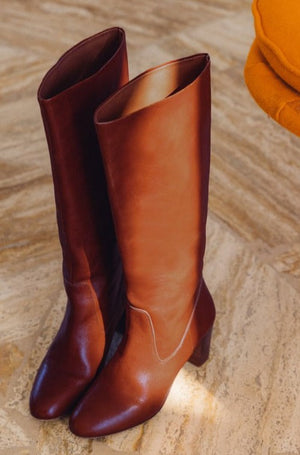 Bottes Disco camel