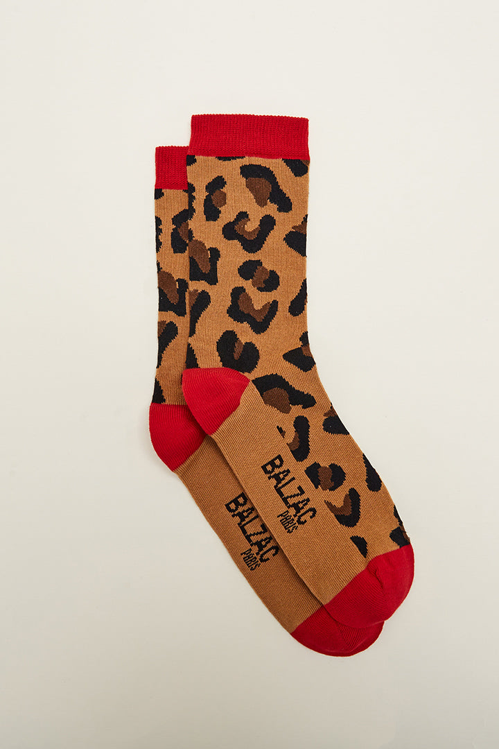 Red Leo socks