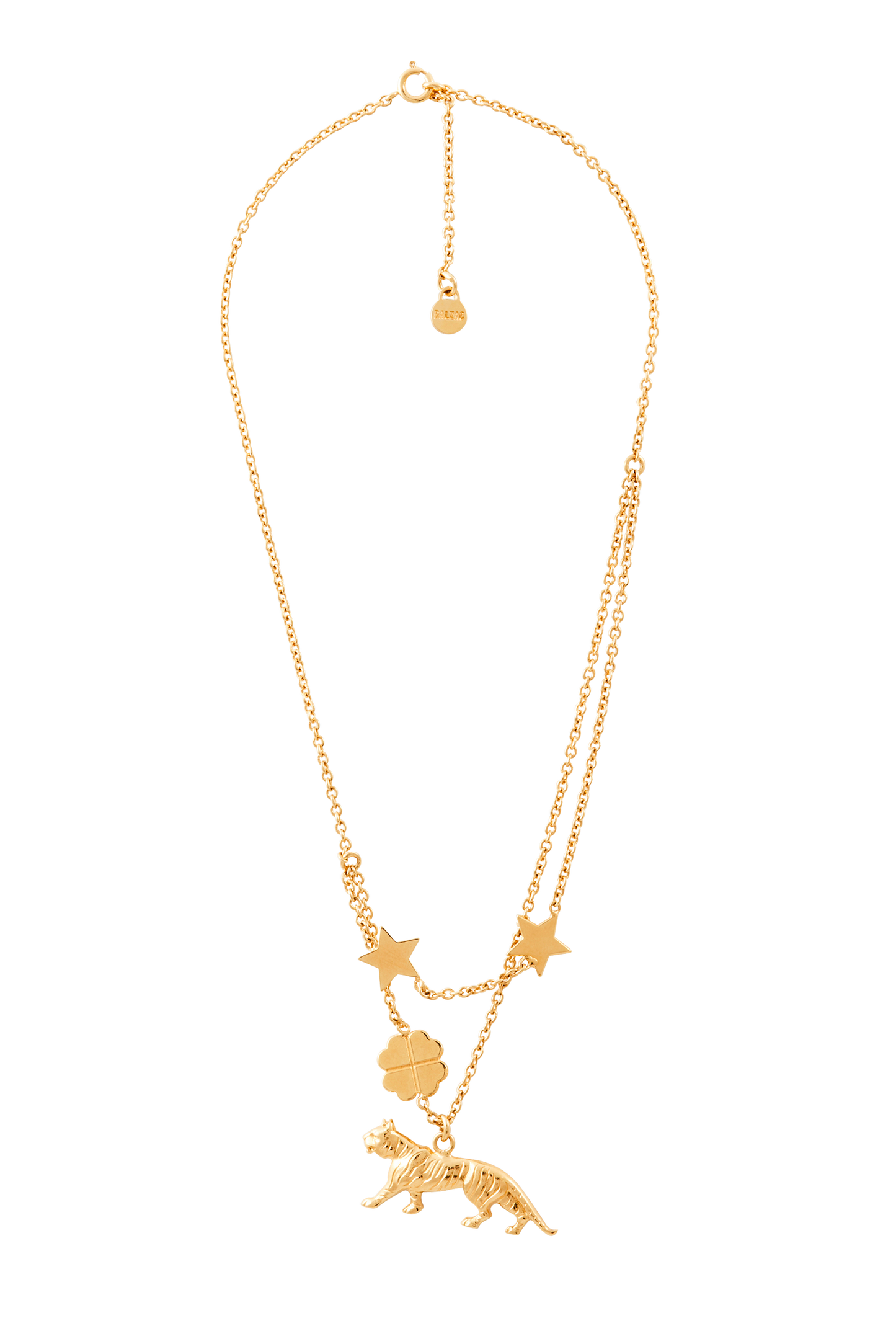 Clothilde golden tiger necklace