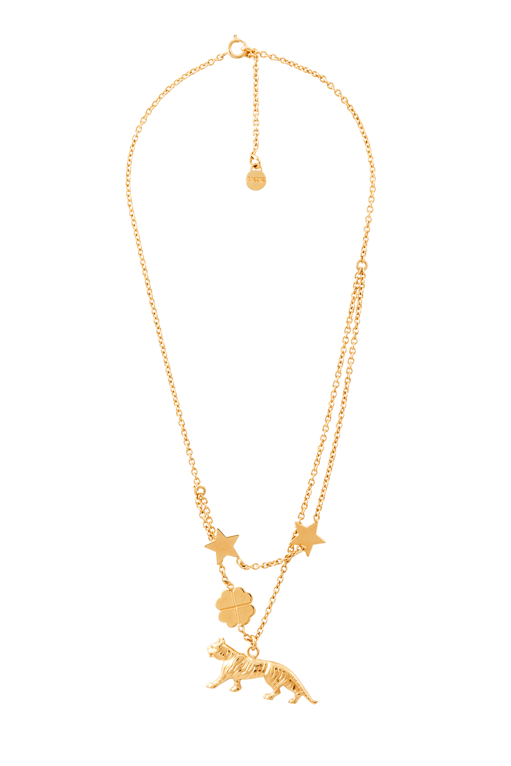 Clothilde golden tiger necklace