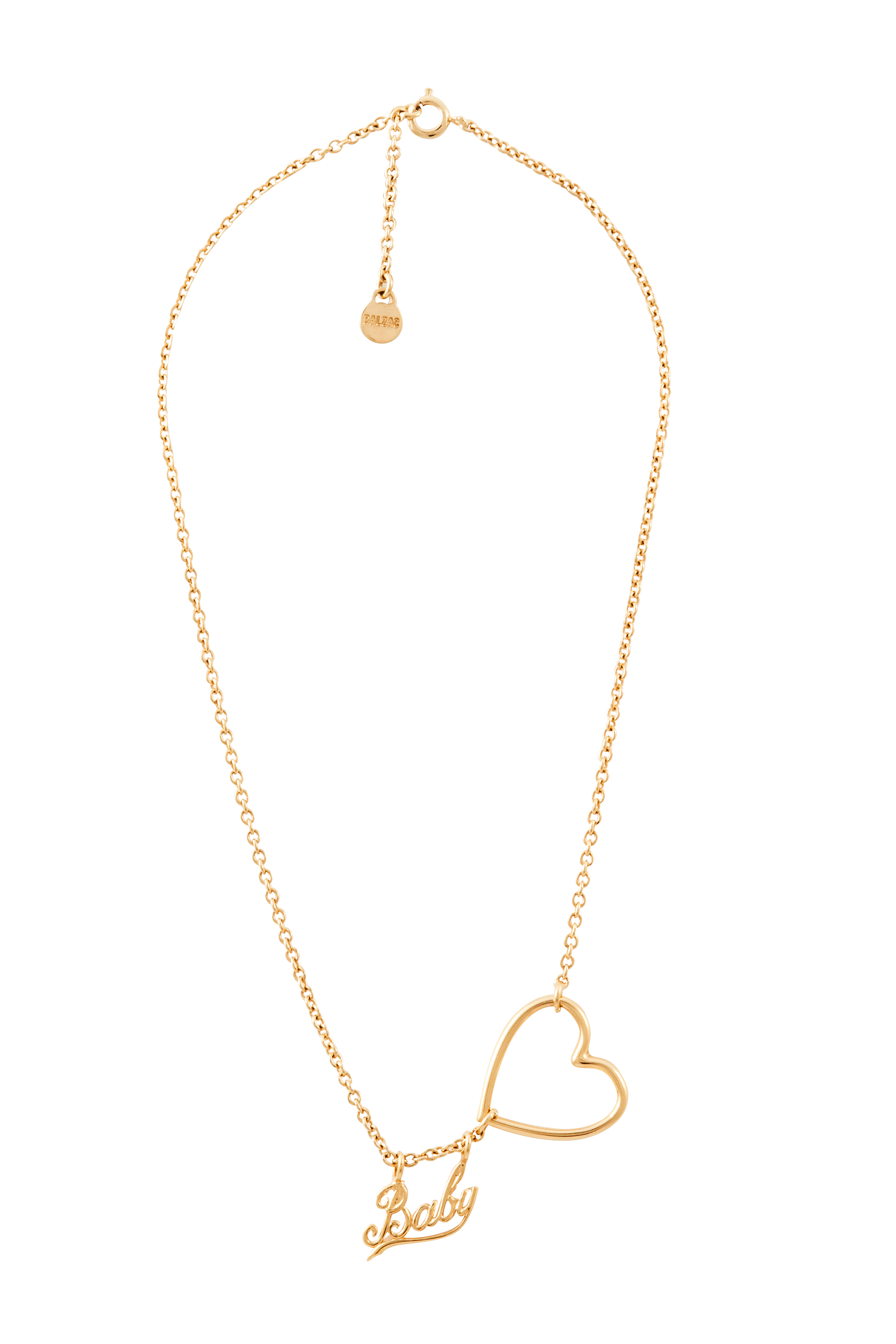 Marina golden heart necklace