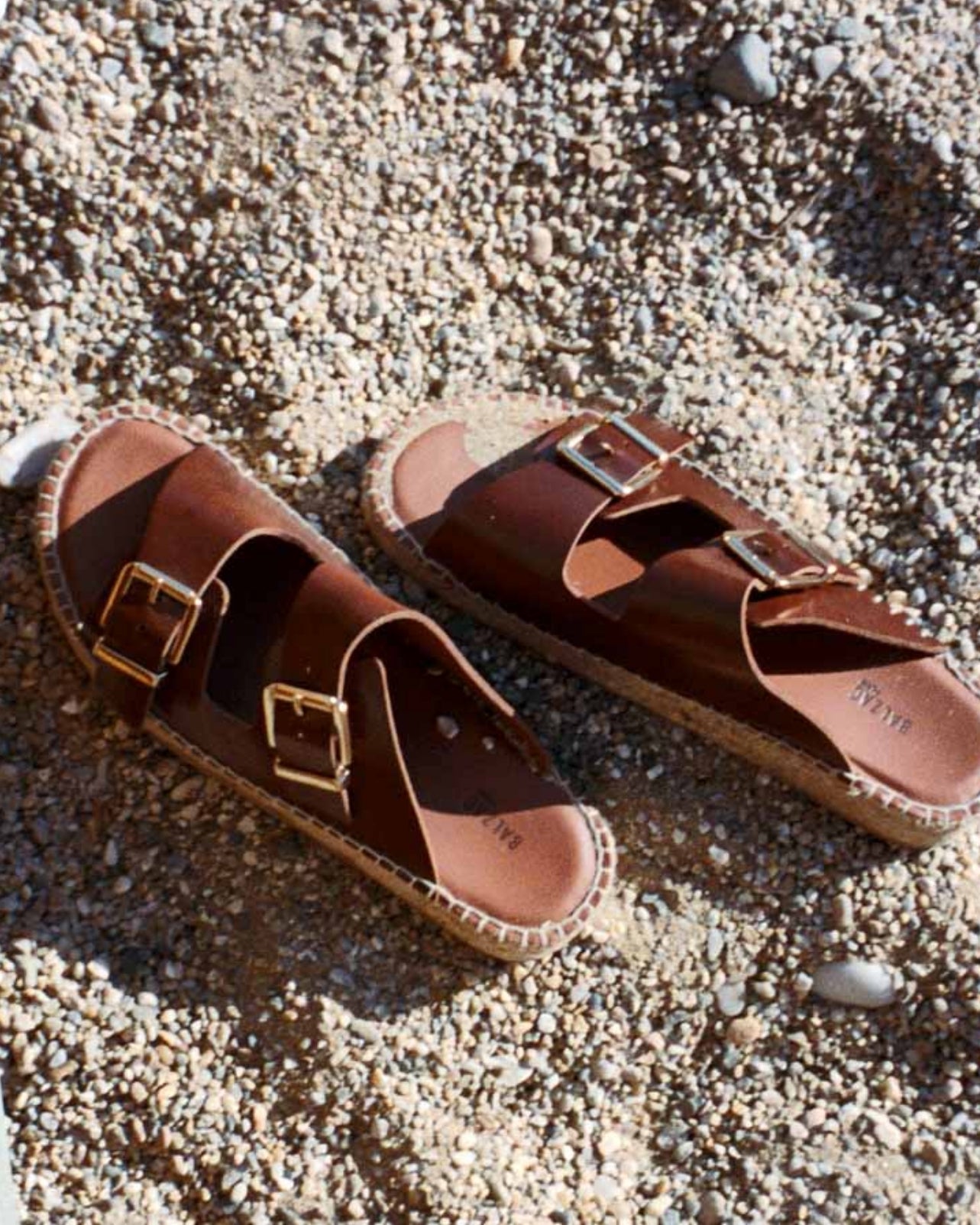 Cognac Sunflower Sandals