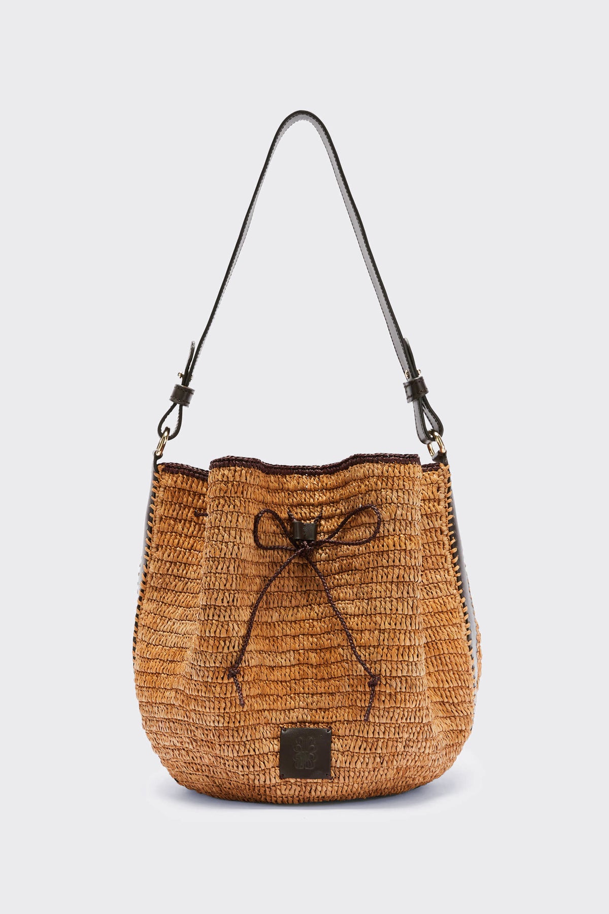 Panier Sola raphia et chocolat