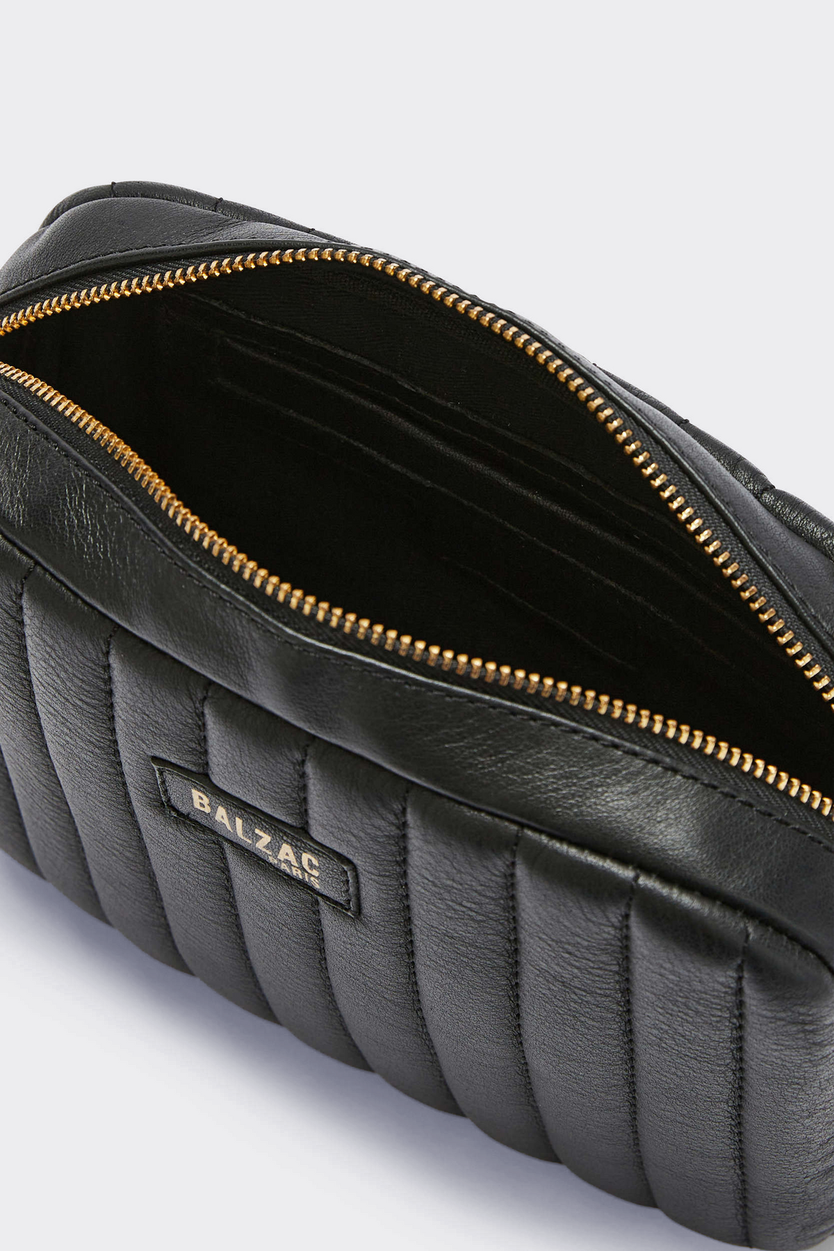 Sac César chaine noir lisse