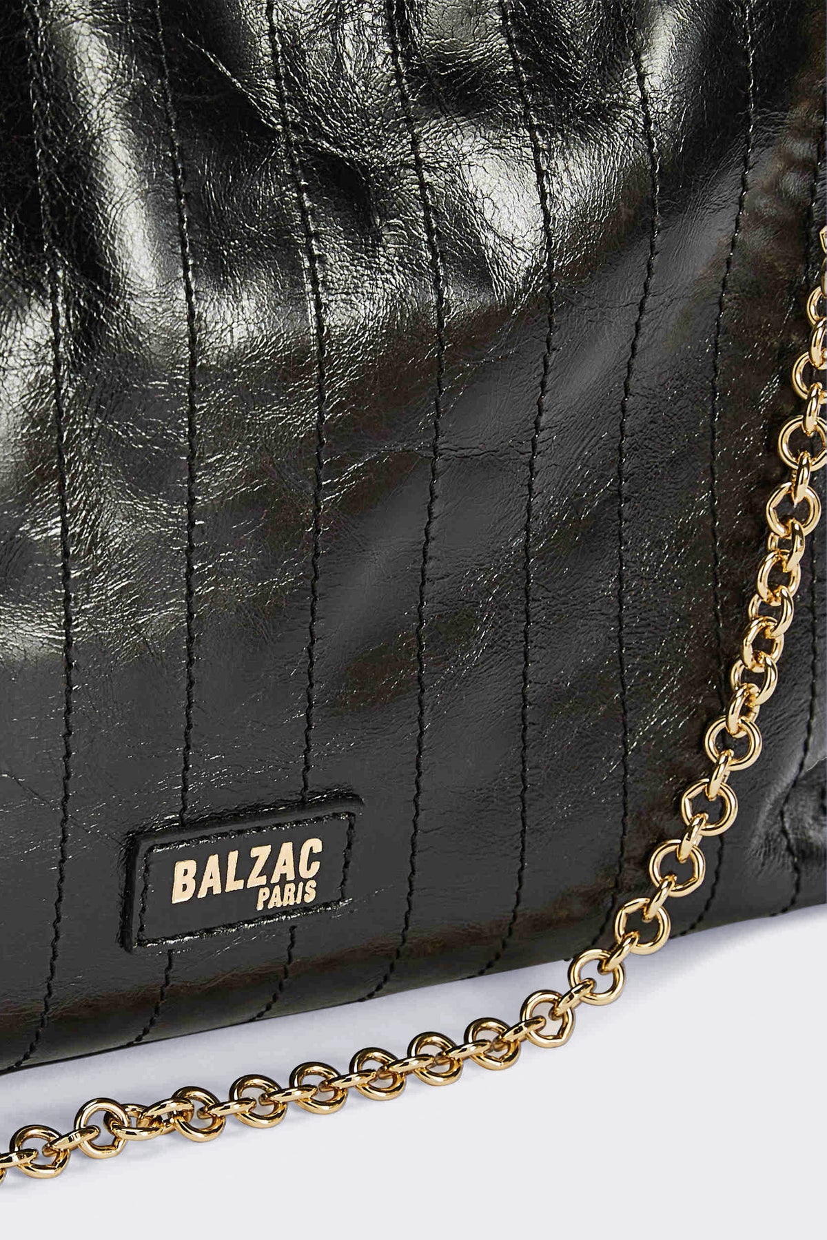 Sac Amaïa froissé noir