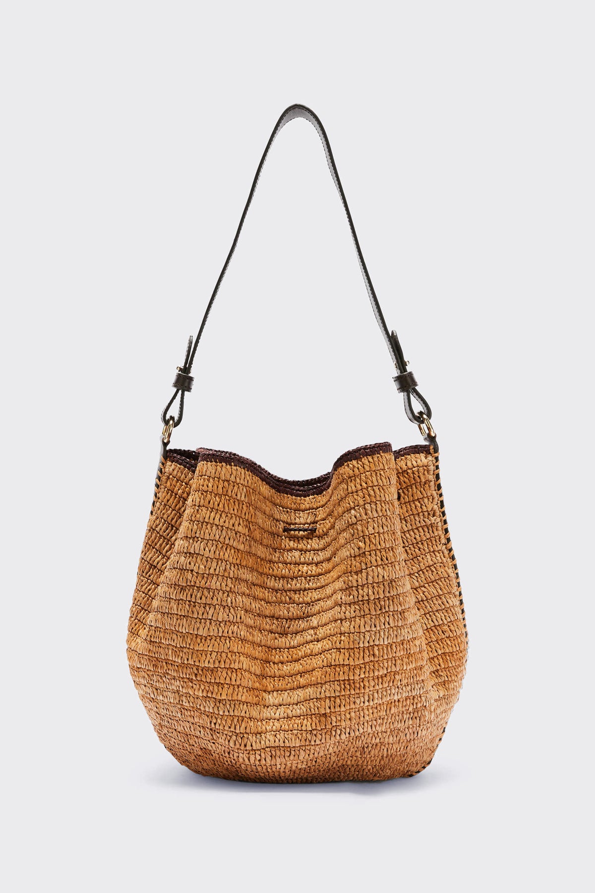 Panier Sola raphia et chocolat
