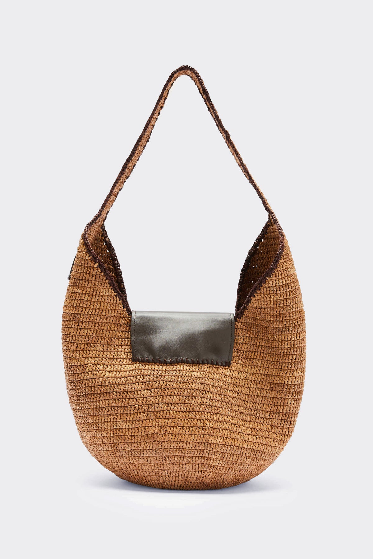 Panier Umbra raphia et chocolat