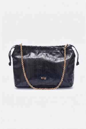 Sac Amaïa froissé bleu nuit
