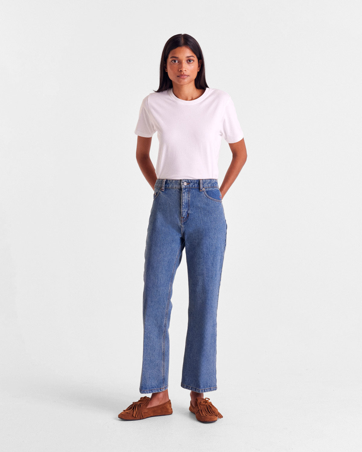 Jean Jules bleu vintage (le bootcut)