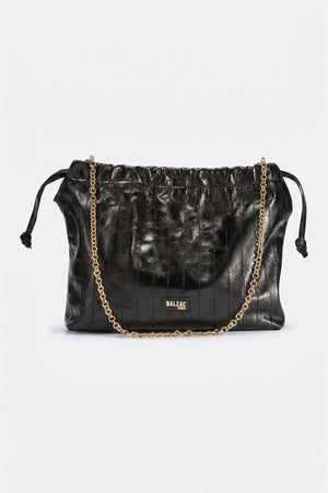 Sac Amaïa froissé noir