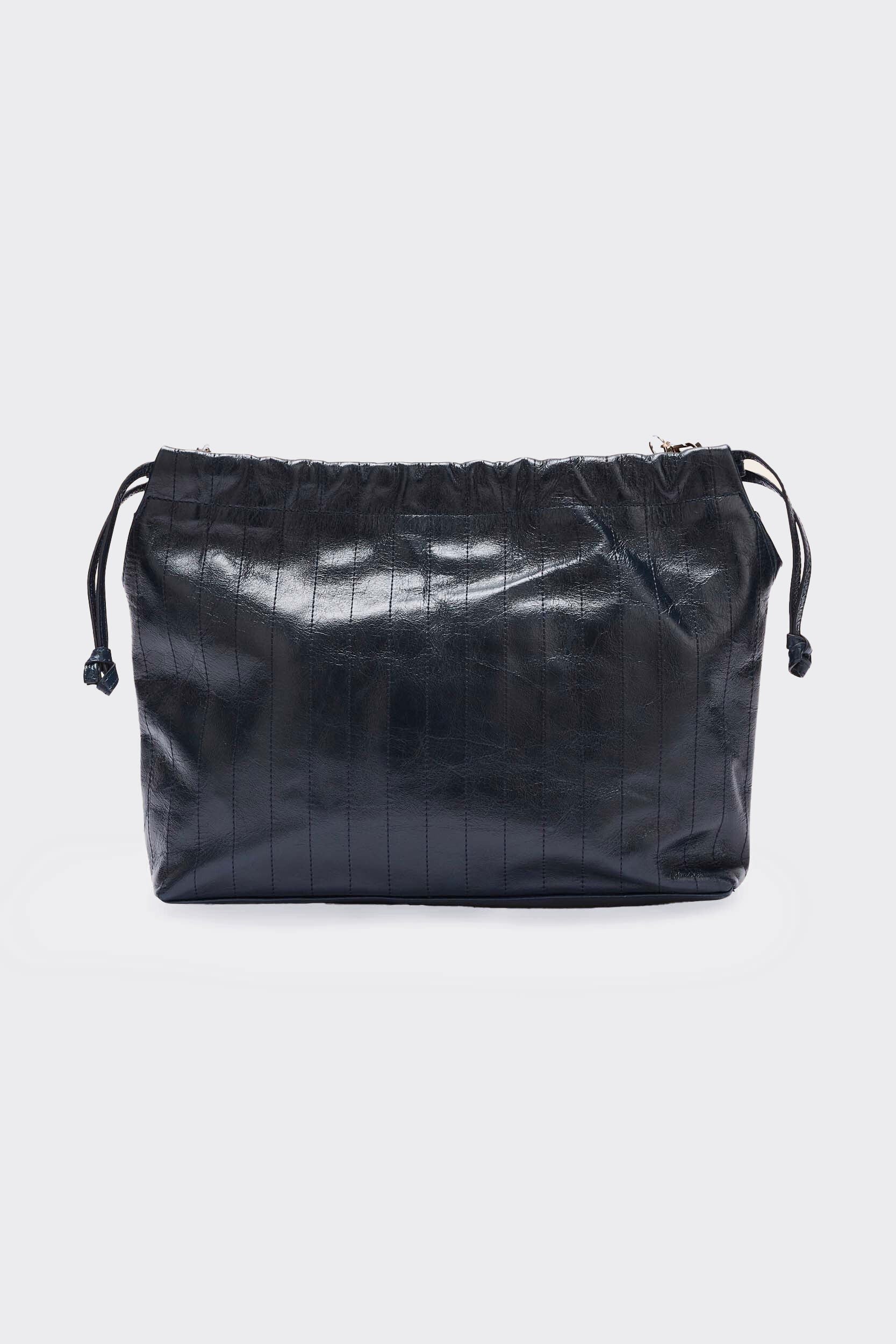Bag Amaïa crinkled blue night