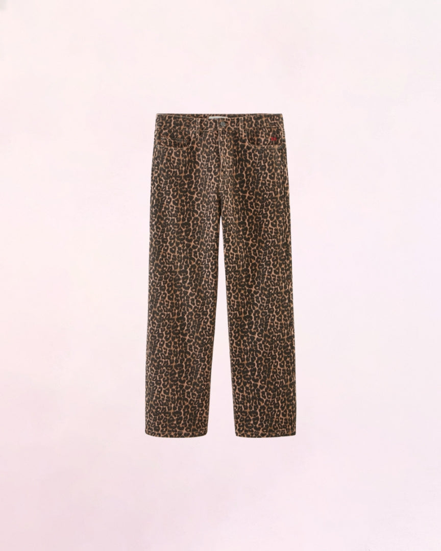Jeans Leonard leopard coffee