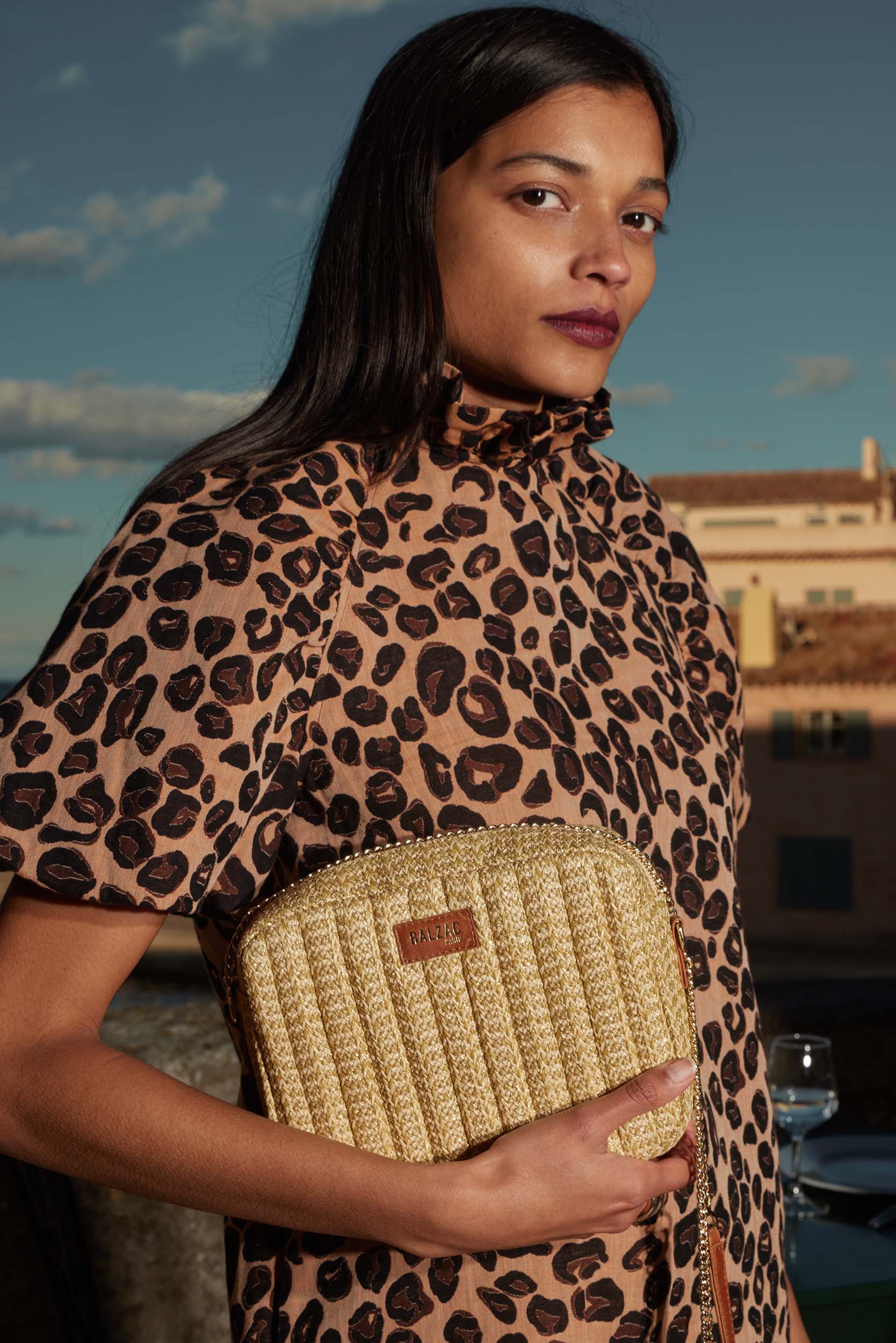 Bag César raffia
