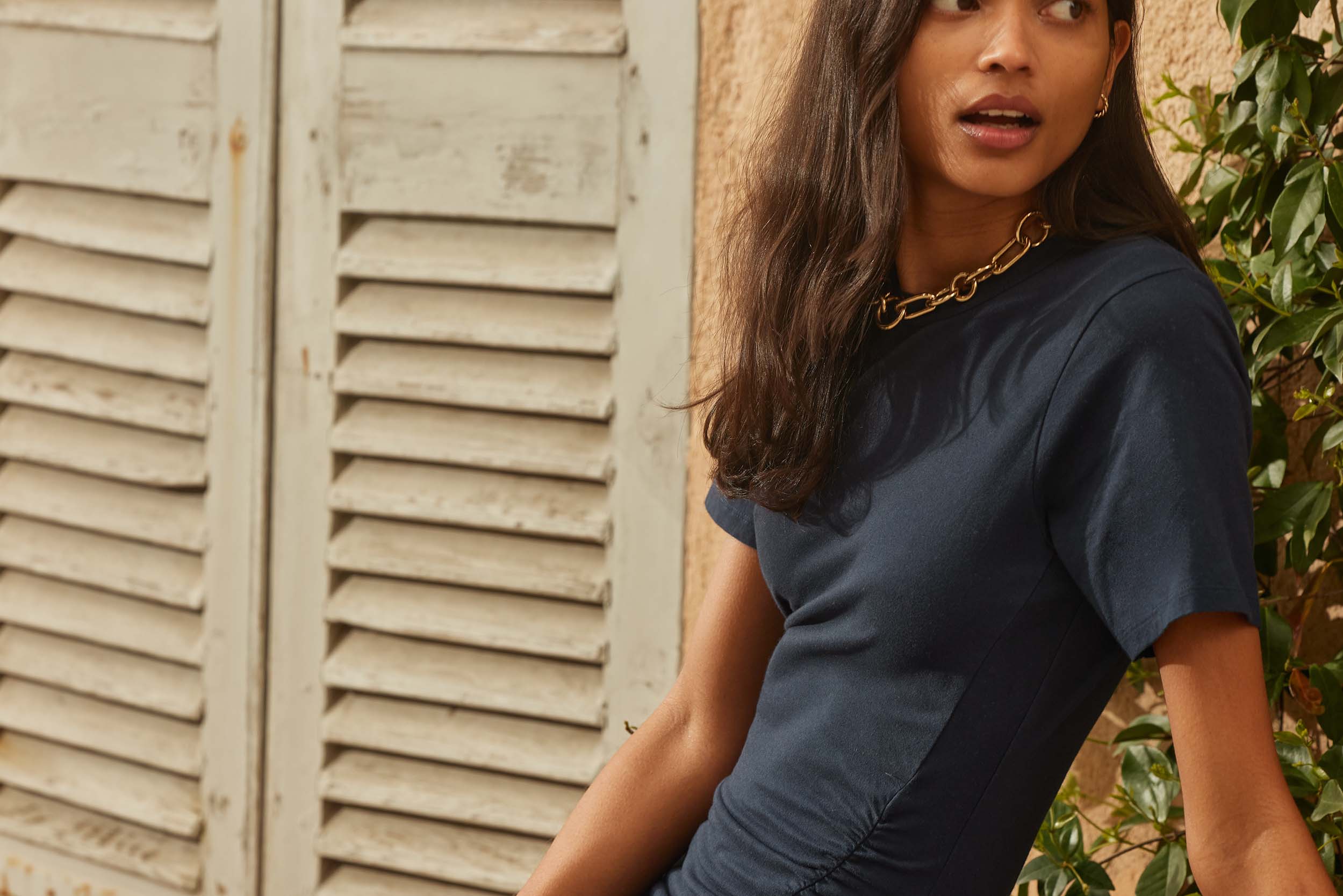 Dress Floréal navy