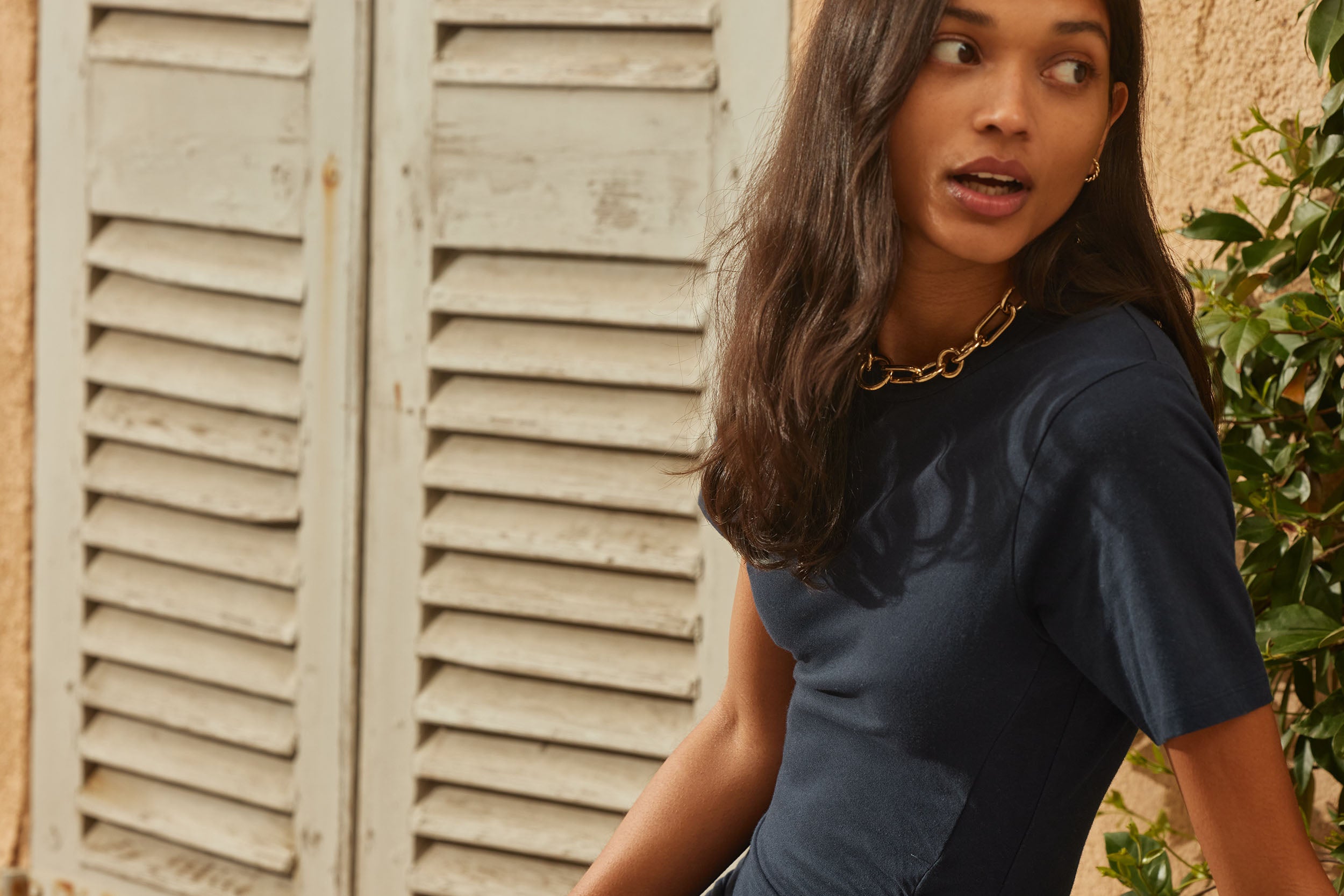 Dress Floréal navy