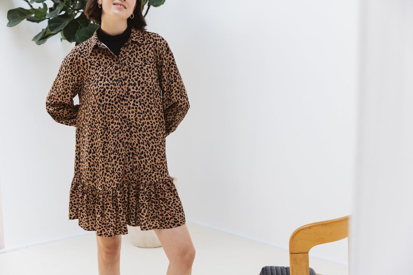 Lily leopard print dress